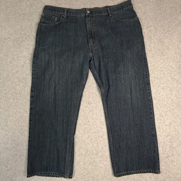 Levi's 559 Relaxed Straight Jeans Mens 42x27 Dark Wash Denim Blue Pants - Picture 2 of 16